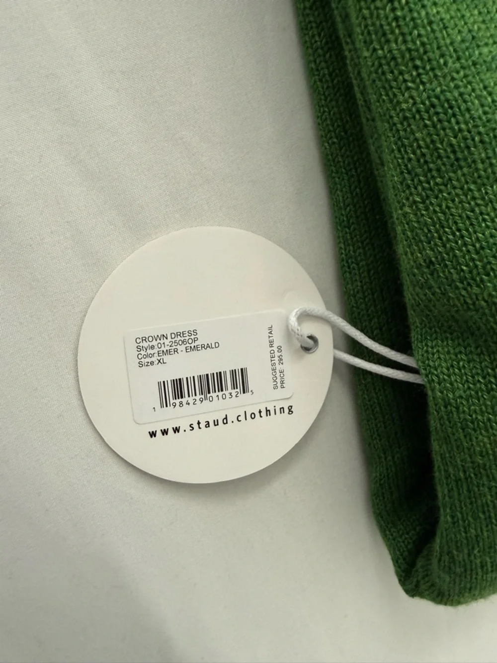 NWT STAUD Green Knit Polo Sweater| Size XL - Picture 2 of 8
